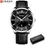 Thumbnail: CURREN Quartz Watches for Men Leather Strap Male Wristwatches Top Luxury Brand
