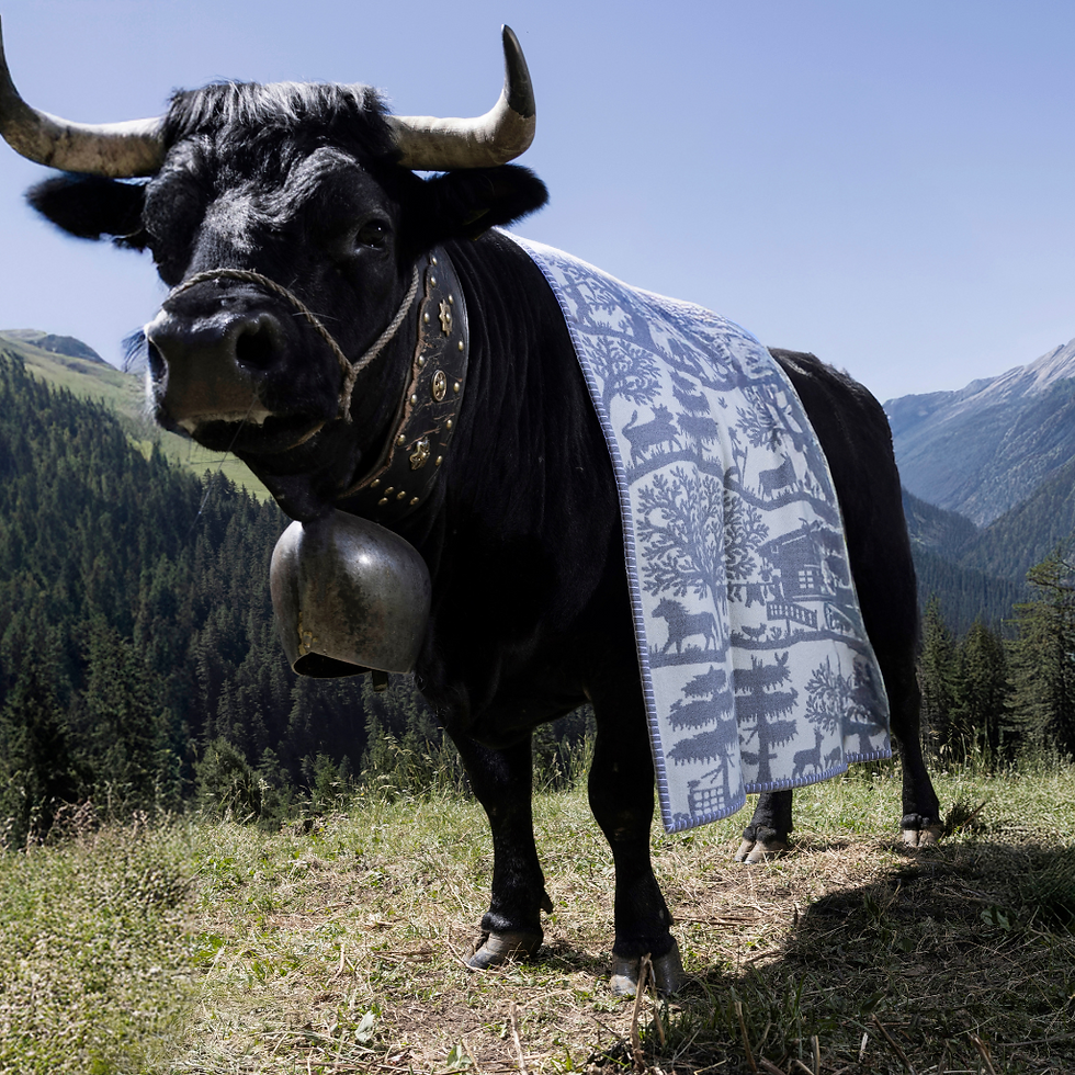 La Poya Throw by Viñas Genève inspired by a Swiss tradition