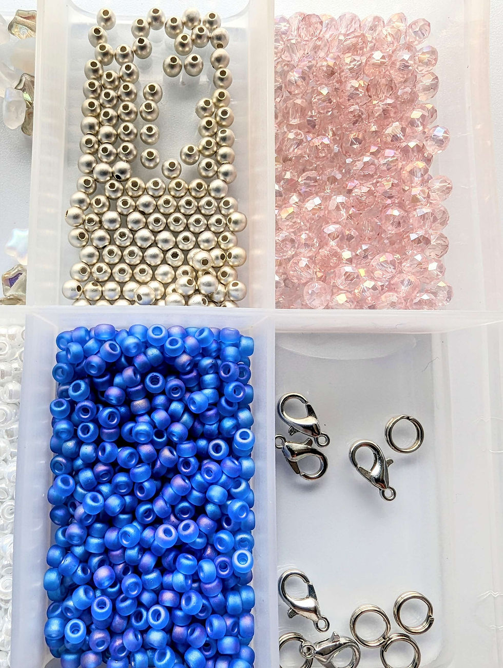 Thumbnail: Jewellery kit, make your own necklaces, jewellery making kit, seed beads, charms