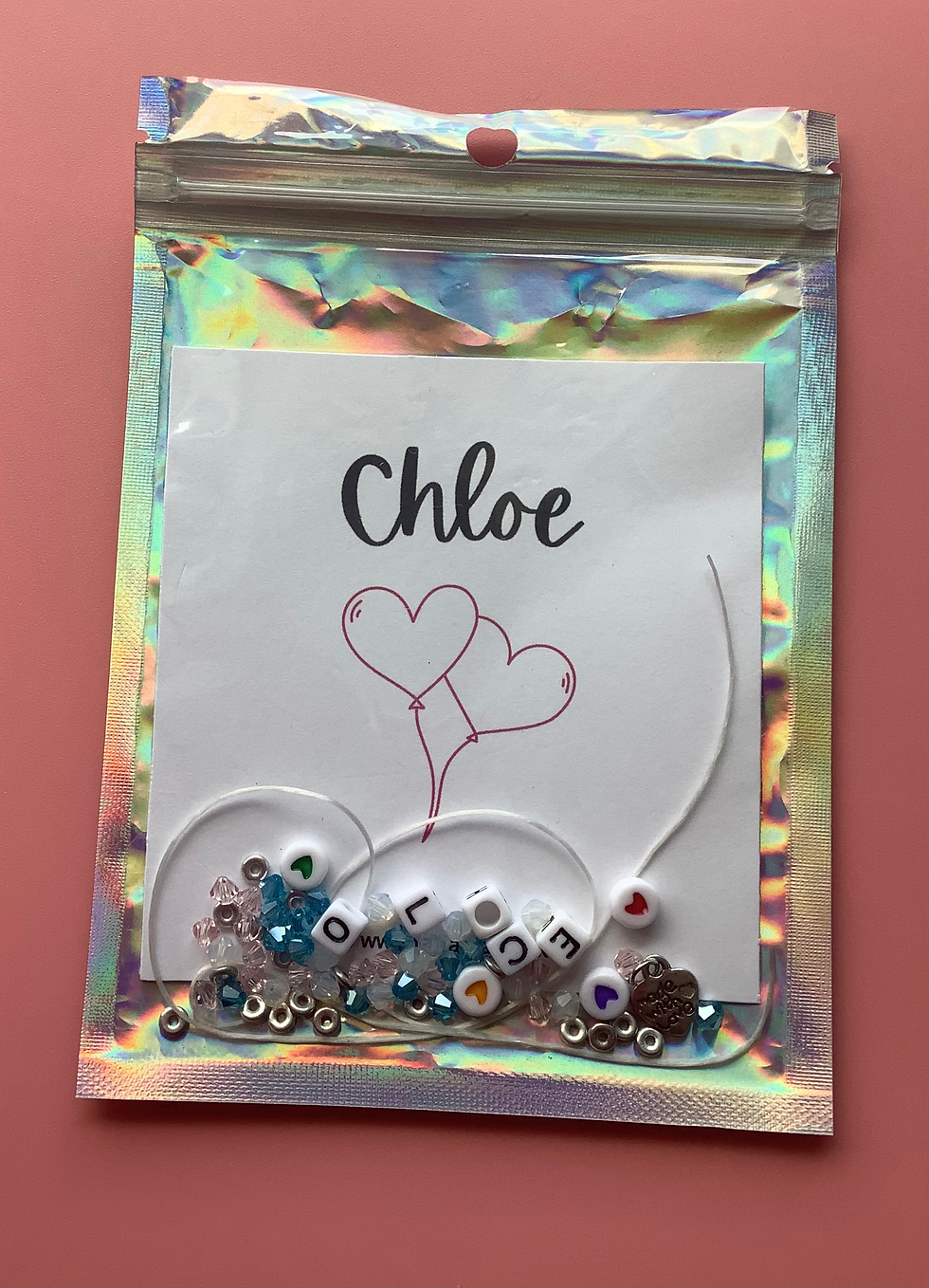 Thumbnail: DIY stretchy bracelet, party bag idea, name bracelet, make your own bracelet