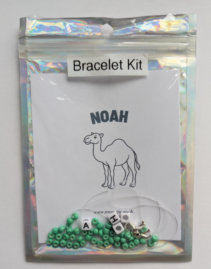 Thumbnail: Bracelet kit, Make your own camel bracelet, personalised, party bag favours,