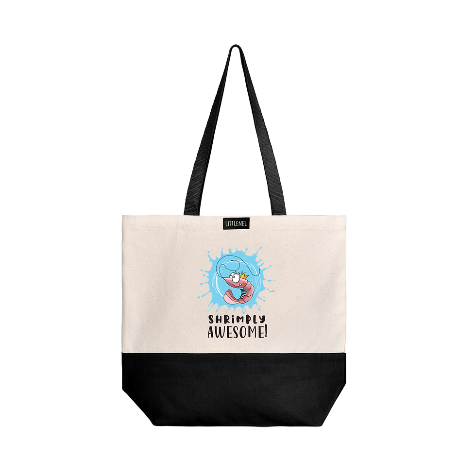 Shrimply 2Tone Tote Bag