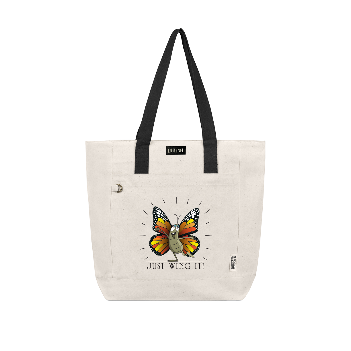Just Wing It Zip Tote Bag