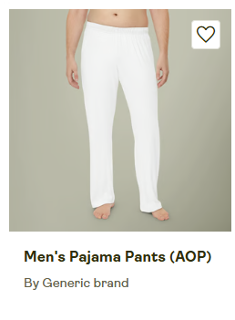 All over print Men's Pajama Pants