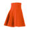 Miniature : Hunter's Orange Women's Skater Skirt,  for Summer, Dance Attire, Gift, Festivals