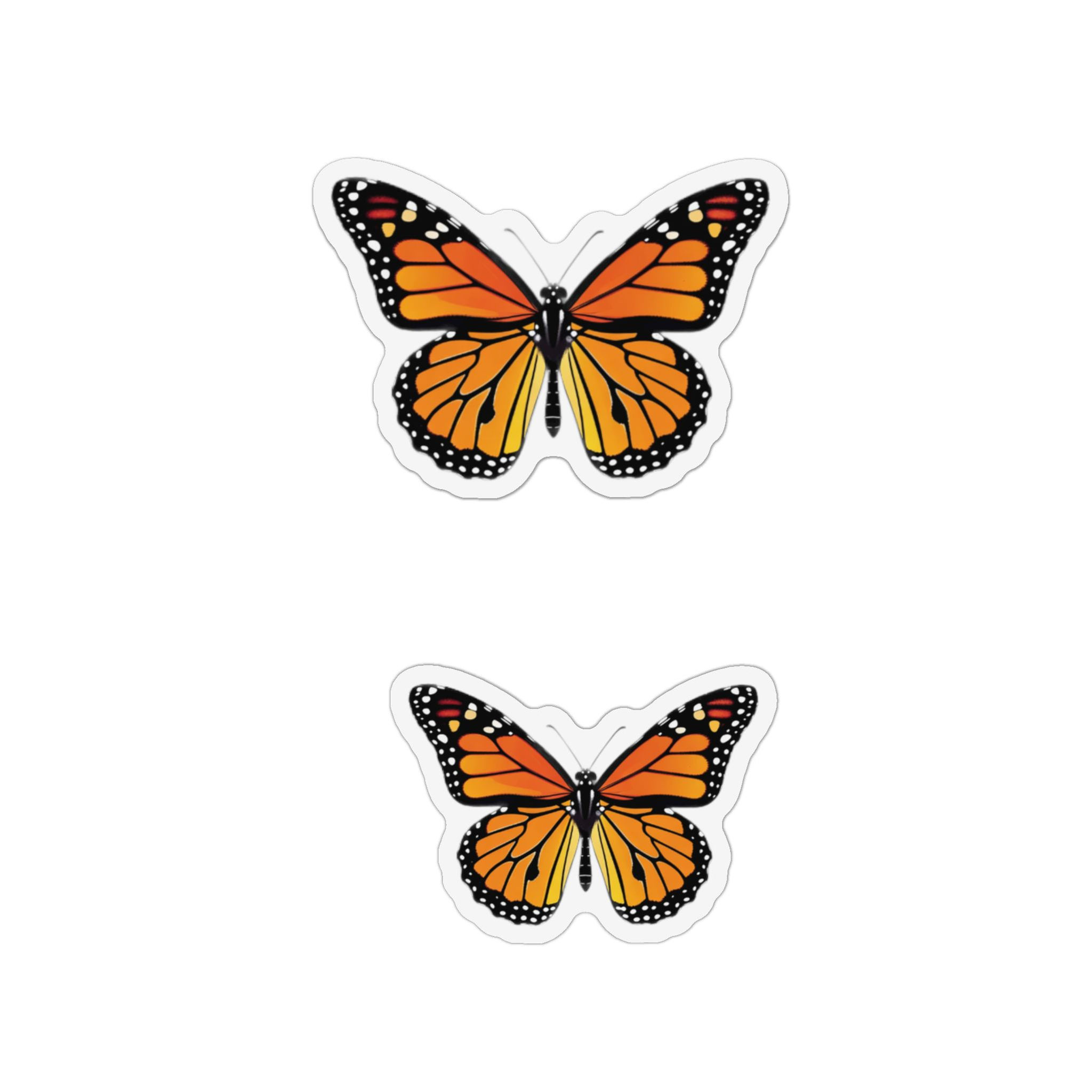 Monarch Butterfly Custom Shape Magnets — Decorative Fridge & Locker Magnets
