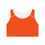 Miniatura: Hunter's Orange Sports Bra for Active Lifestyle, Fitness Gear, Workout Top,