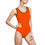 Thumbnail: Hunter's Orange One-Piece Swimsuit, Classic Swimwear, Beachwear, Pool Party