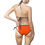 Miniatura: Hunter's Orange Bikini Swimsuit - for Beach Days, Pool Parties, Vacations