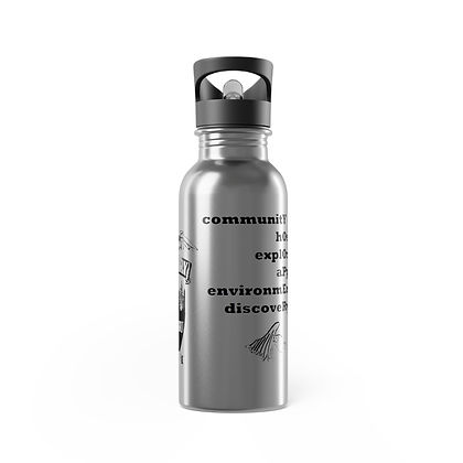 Yooper Stainless Steel Water Bottle With Straw, 20oz