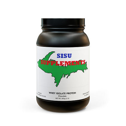 SISU Whey Isolate Protein Supplement (907g, 2lb)