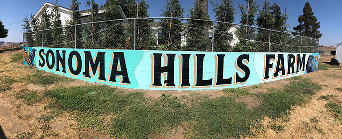 Sonoma Hills Farm Sign