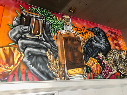 Barber Lee Spirits Mural