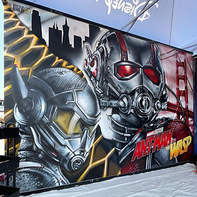 Marvel Superhero Mural