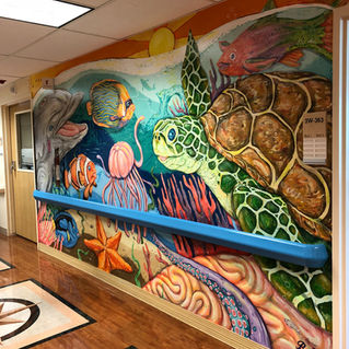 Mural for UCSF Children’s Hospital at Santa Rosa Memorial Hospital.