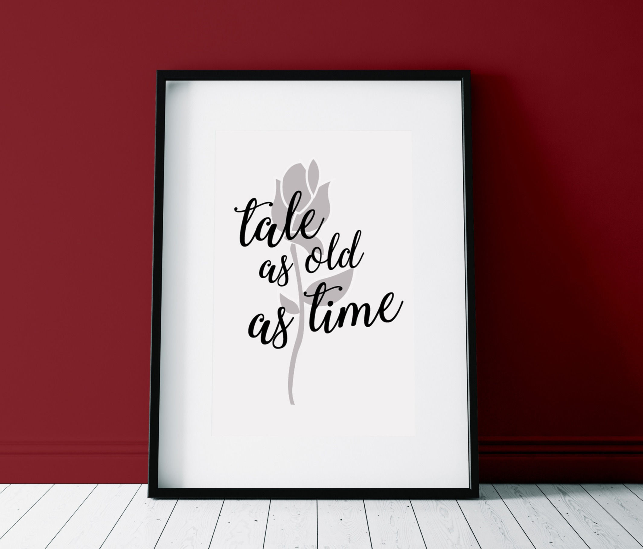 'Tale as old as Time' - A4 print