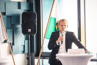 Christian Jurisch bei einem Vortrag