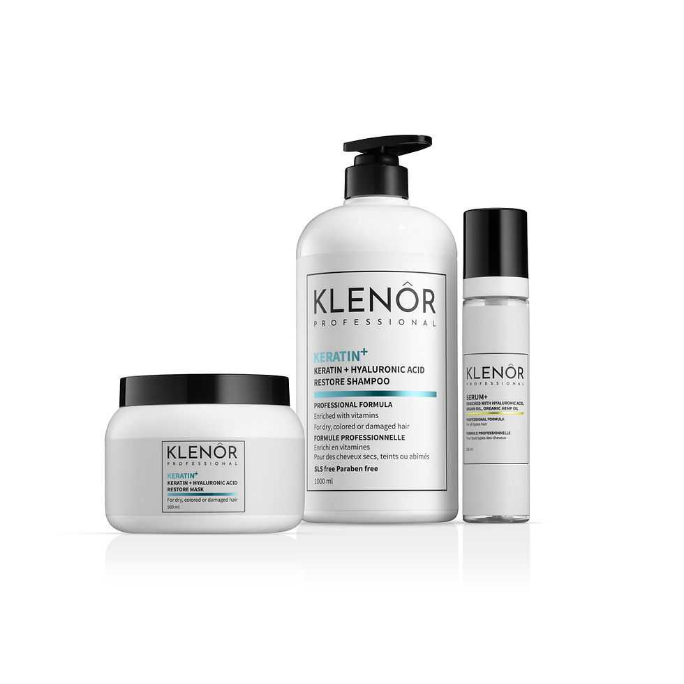 תמונה ממוזערת: ערכת טיפול קרטין משולבת המסייעת בחיזוק ושיקום שיער חלש/ מוחלק