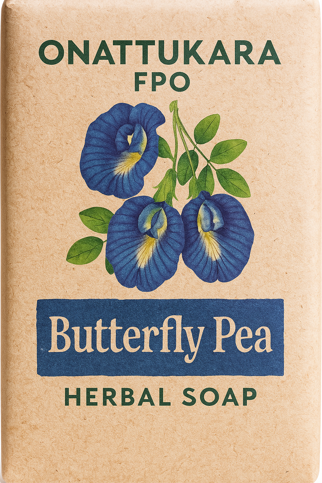 BUTTERFLY PEA SOAP (ശംഖുപുഷ്പം സോപ്പ്)