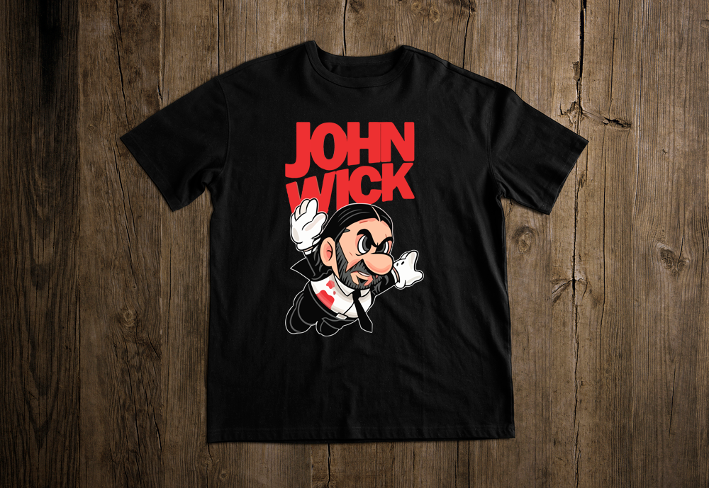 CAMISETA JOHN WICK PELICULA