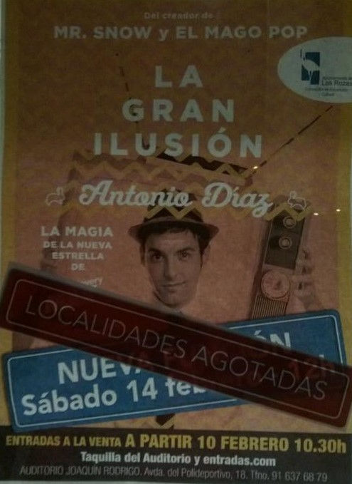 Actuación del Mago Pop