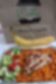 Riz au poulet cuit en sauce rouge