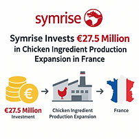 Symrise Invests €27.5 Million in Chicken Ingredient Production Expansion in France