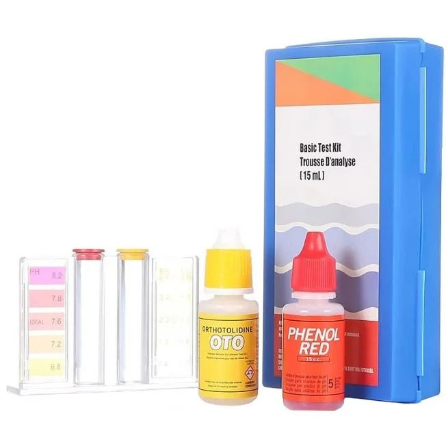 Тестер крапельний для виміру хлору та PH у воді