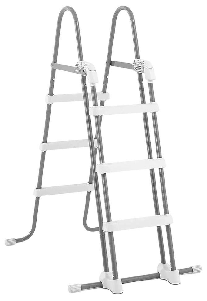 Прев'ю: Сходи для басейну Intex 28075 (107 см, знімні сходи) [10кг] 114x43x10
