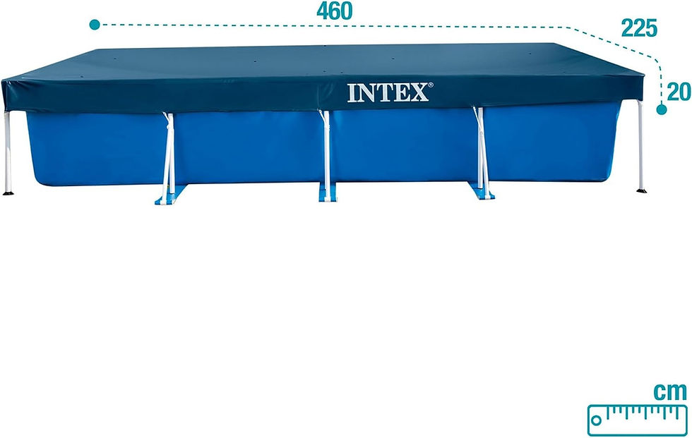Прев'ю: Тент для прямокутного басейну 450 см (Intex 28039) [3.5кг] 30x26x10