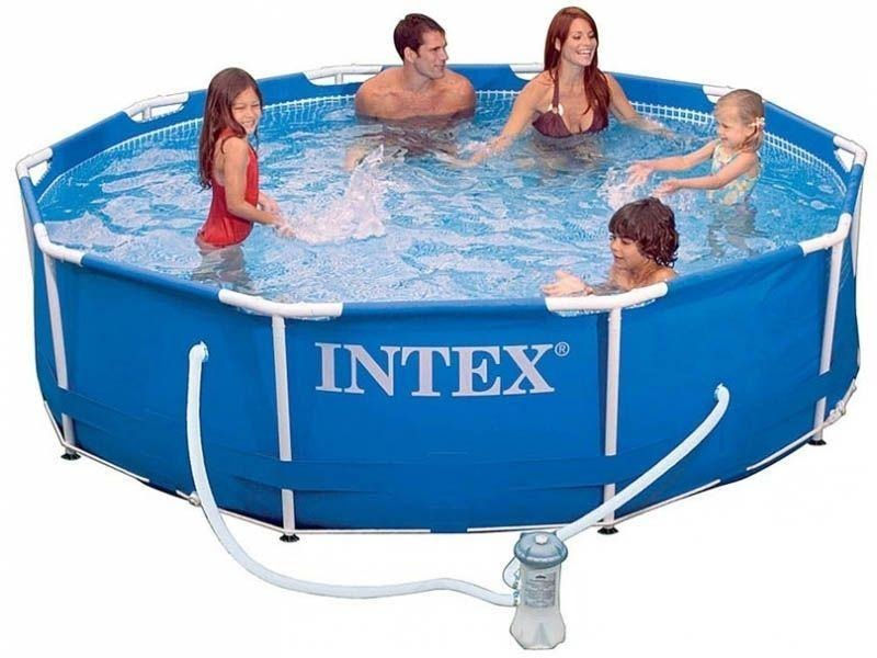 Прев'ю: Intex 28212 Metal Frame Pool (366х76) з картриджним фільтром [25кг] 44x30x88