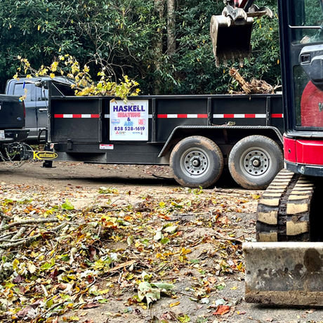 Avery county NC debris removal trailer available through Haskell Heating and Air. Avery county HVAC services and installation. Beech mountain heating and air. Banner elk heating and air. Newland heating and air. Linville heating and air.