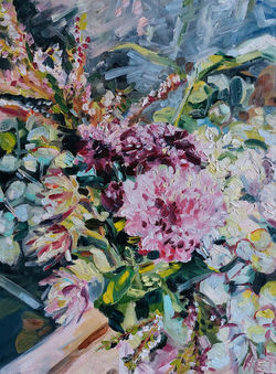 Spring Bouquet with a Chrysanthemum II