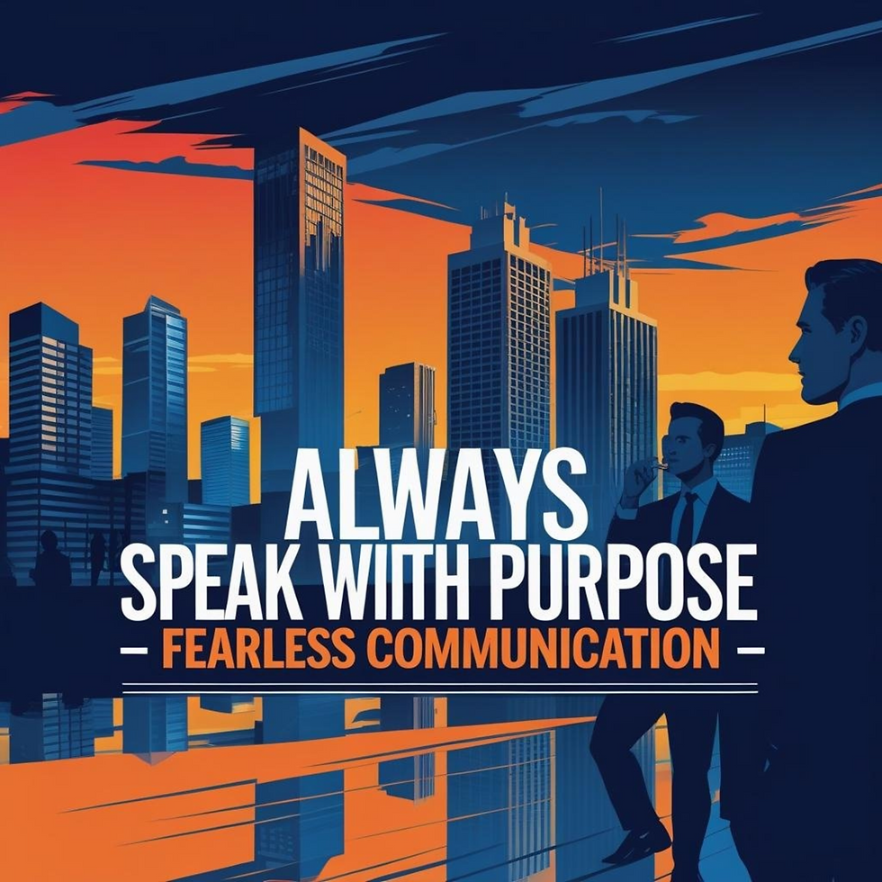 IJCRE Leadership: Always Speak with Purpose – Fearless Communication 
