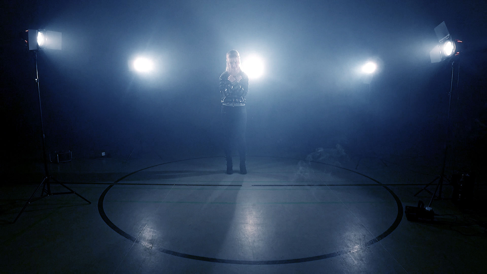 Am Set von Déborahs Performance