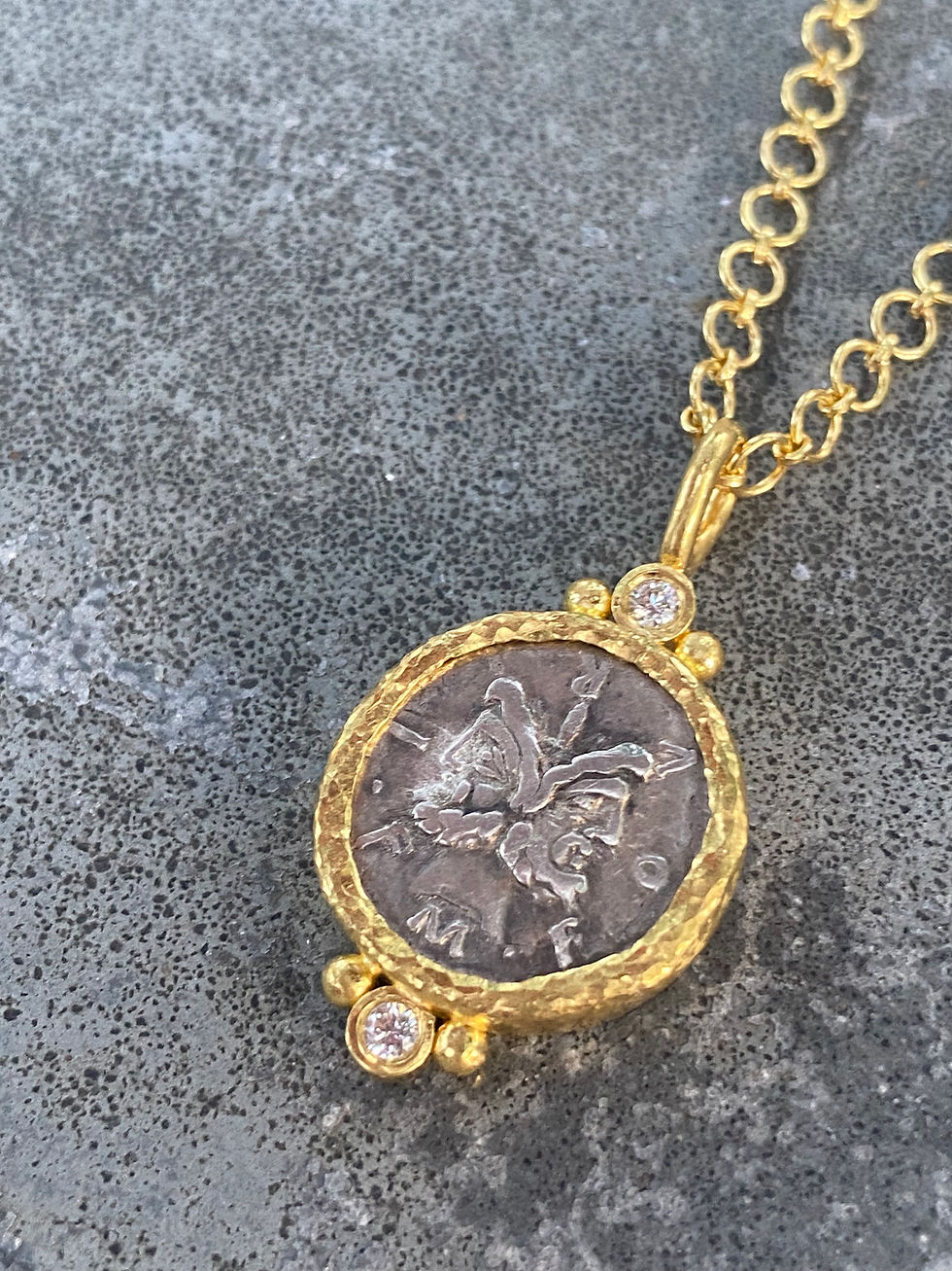 Thumbnail: Roman God Janus Necklace