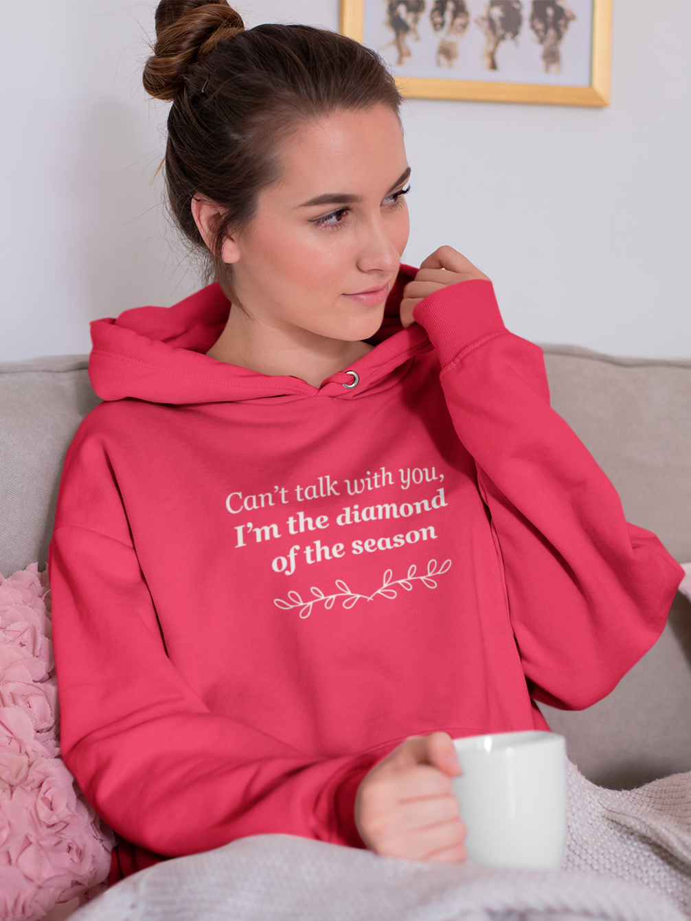 Hoodie brodé I'm the diamond