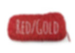 Cotton Yarn with Metallic Thread - Red & Gold 3mm