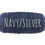 Thumbnail: Cotton Yarn with Metallic Thread - Navy & Silver 3mm for Macrame / Crochet
