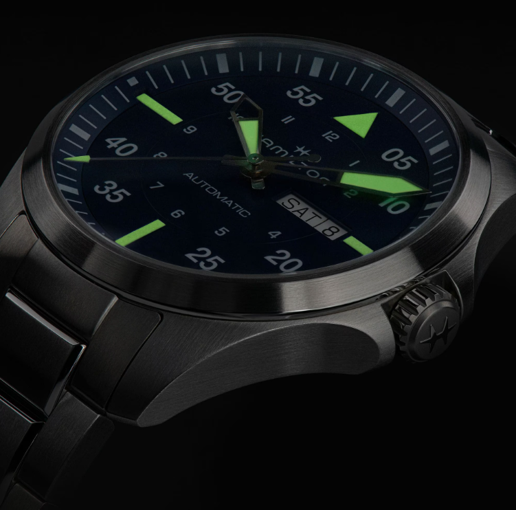 Miniaturbild: KHAKI AVIATION PILOT DAY DATE AUTO