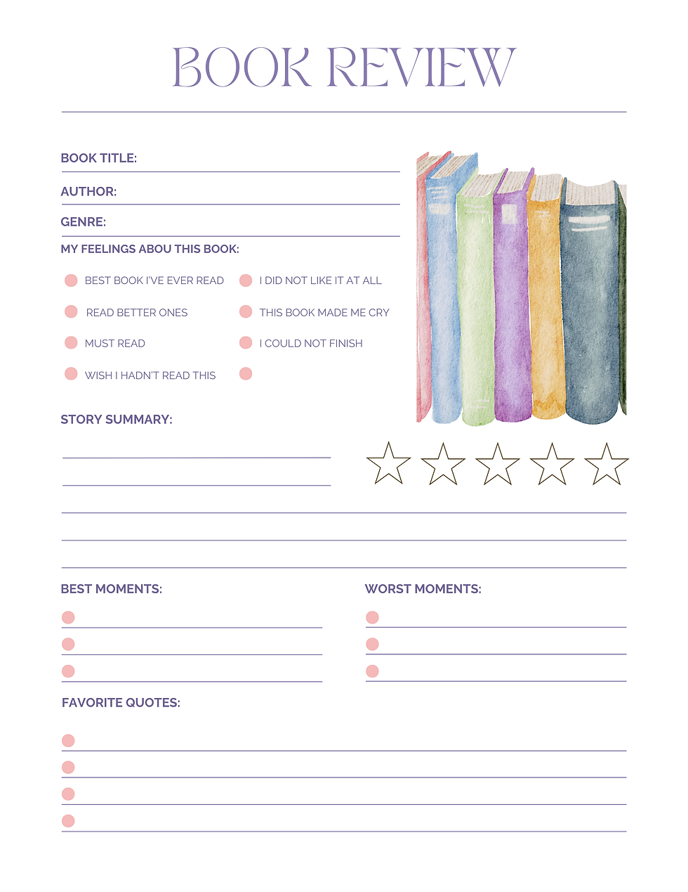 Thumbnail: Homeschool Reading Journal and Book List