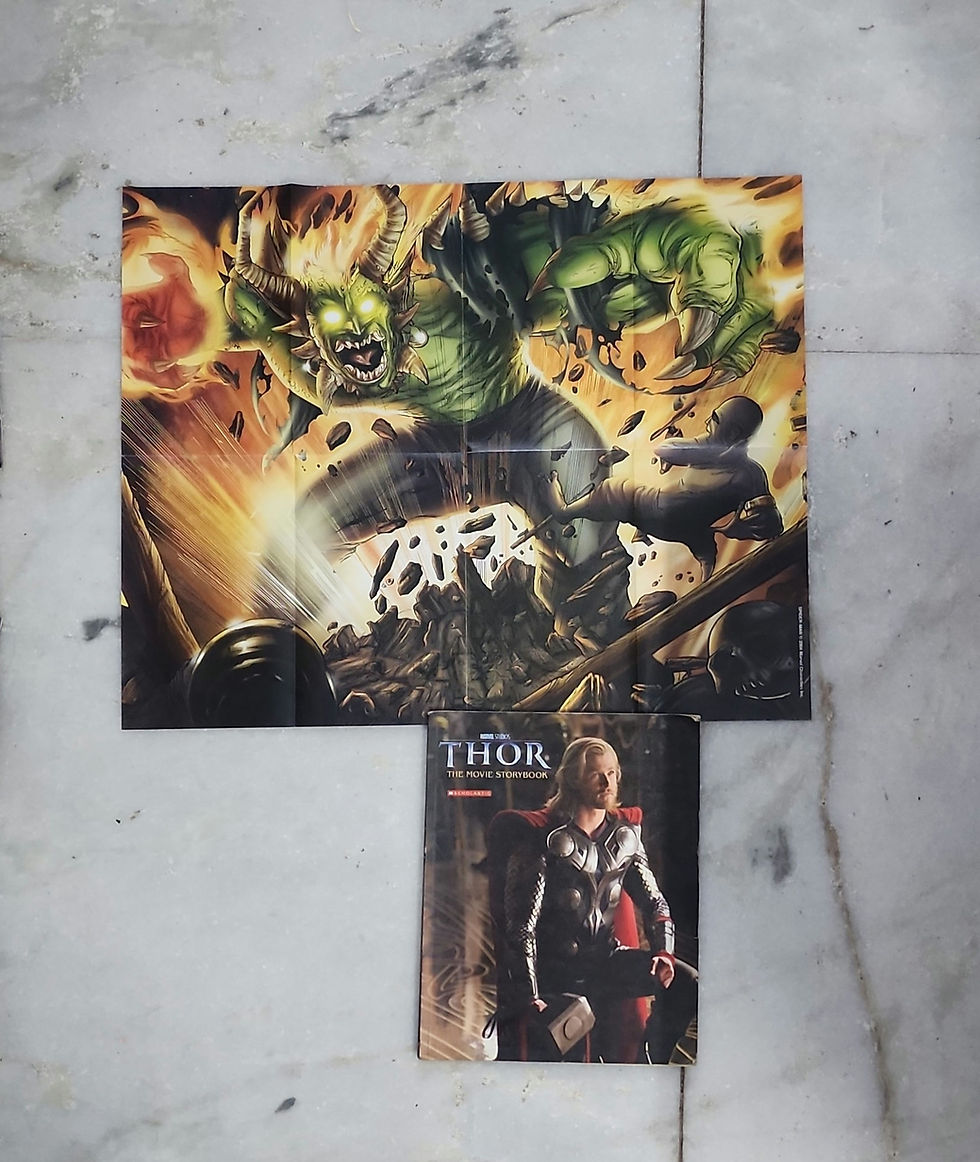 Thumbnail: Thor The Movie Story Book with Free Poster