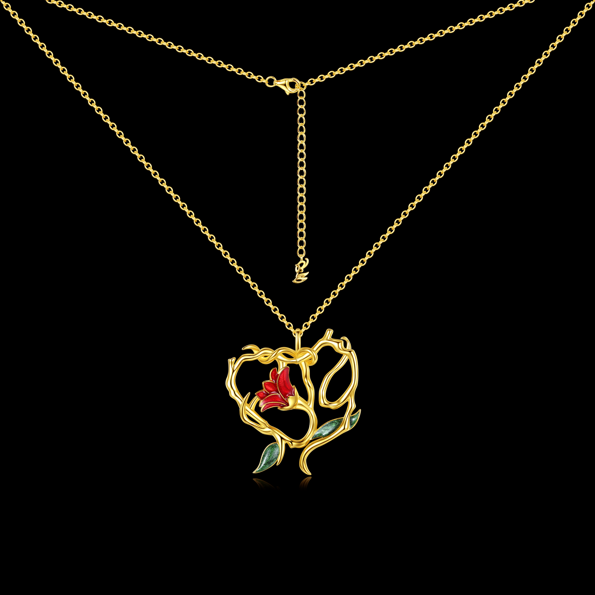 Burial of Rose large love necklace