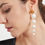 Thumbnail: 18k Gold - Quintessence Swing Pearl Earrings
