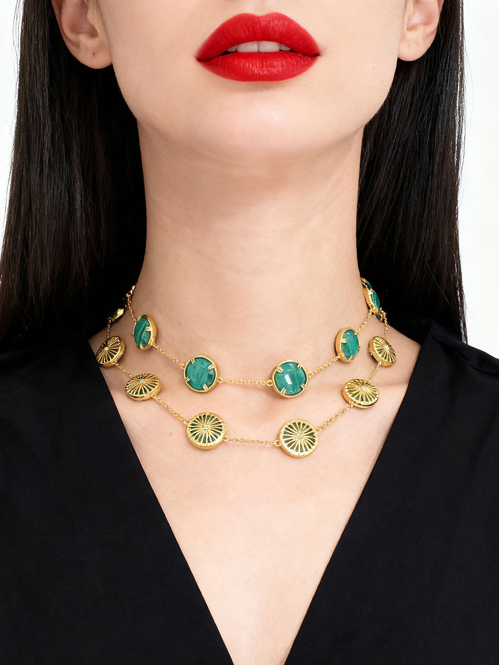 縮圖：Mycologise - Two-Faced long Necklace