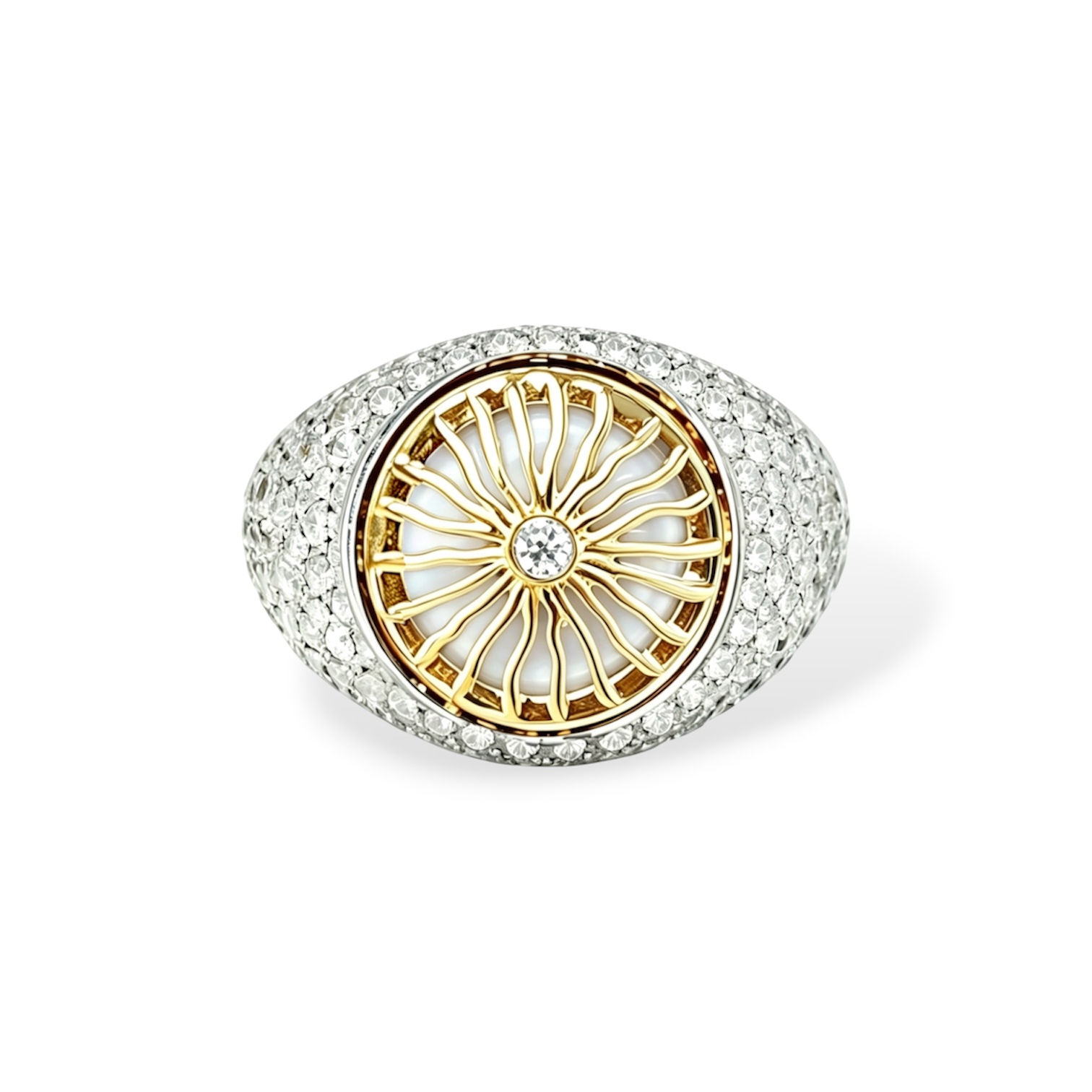 Mycologise -     Arc Reversible Mother of Pearl Ring