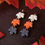 Miniature : Feuilles Triples Blanc/Orange/Noir