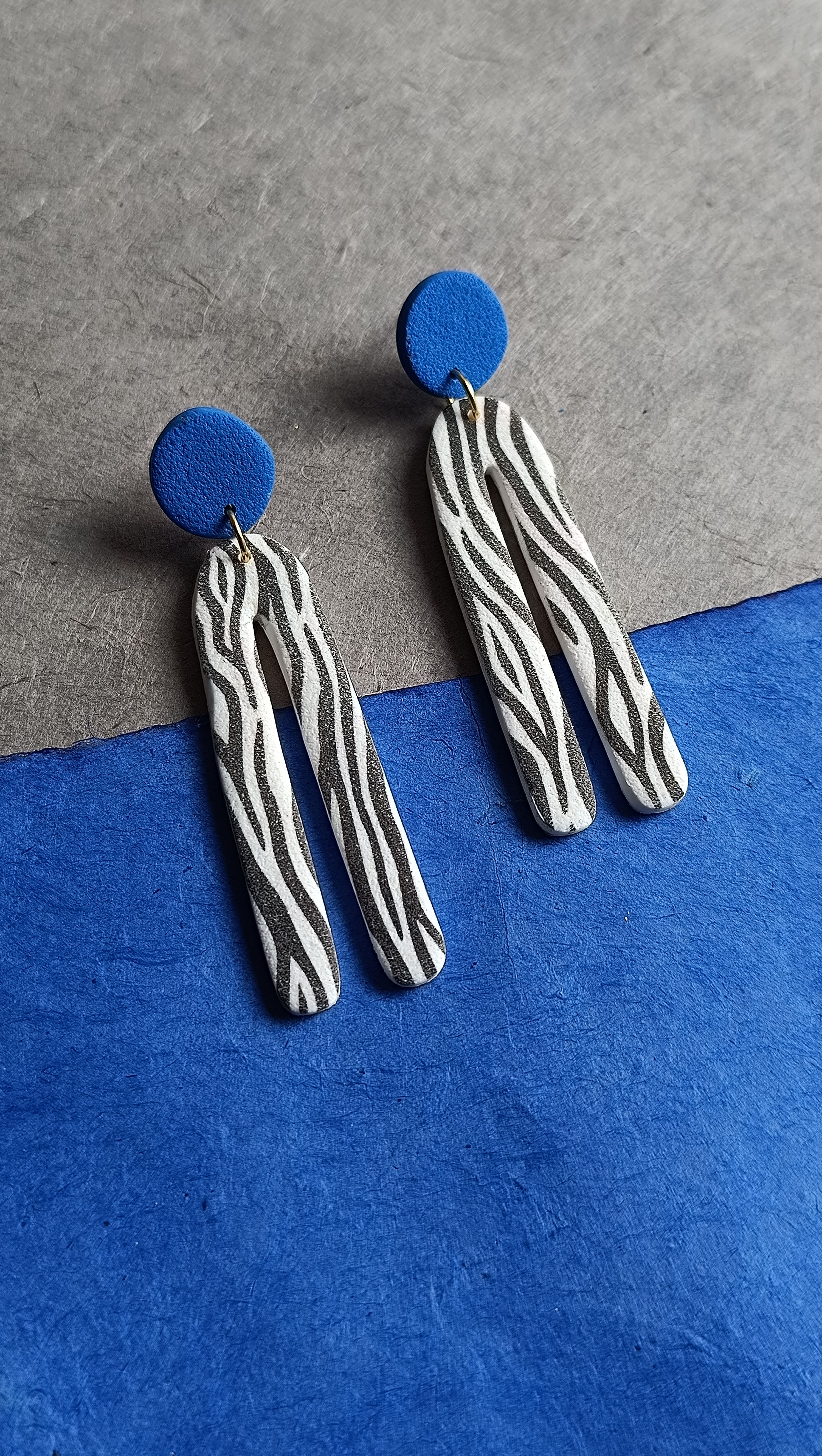 Aïda Zèbre et Bleu Électrique