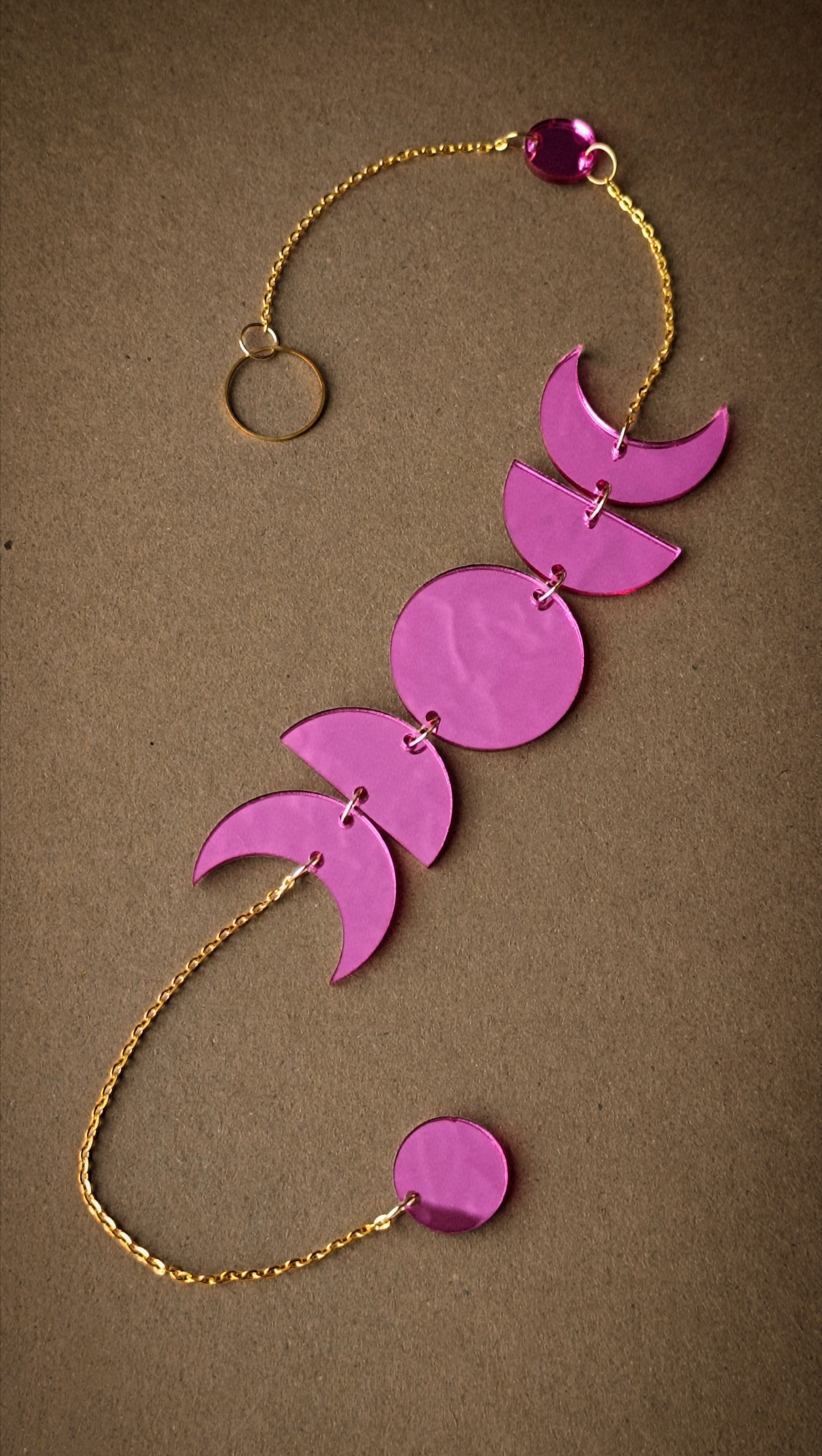 Talisman Lunes Miroir Rose