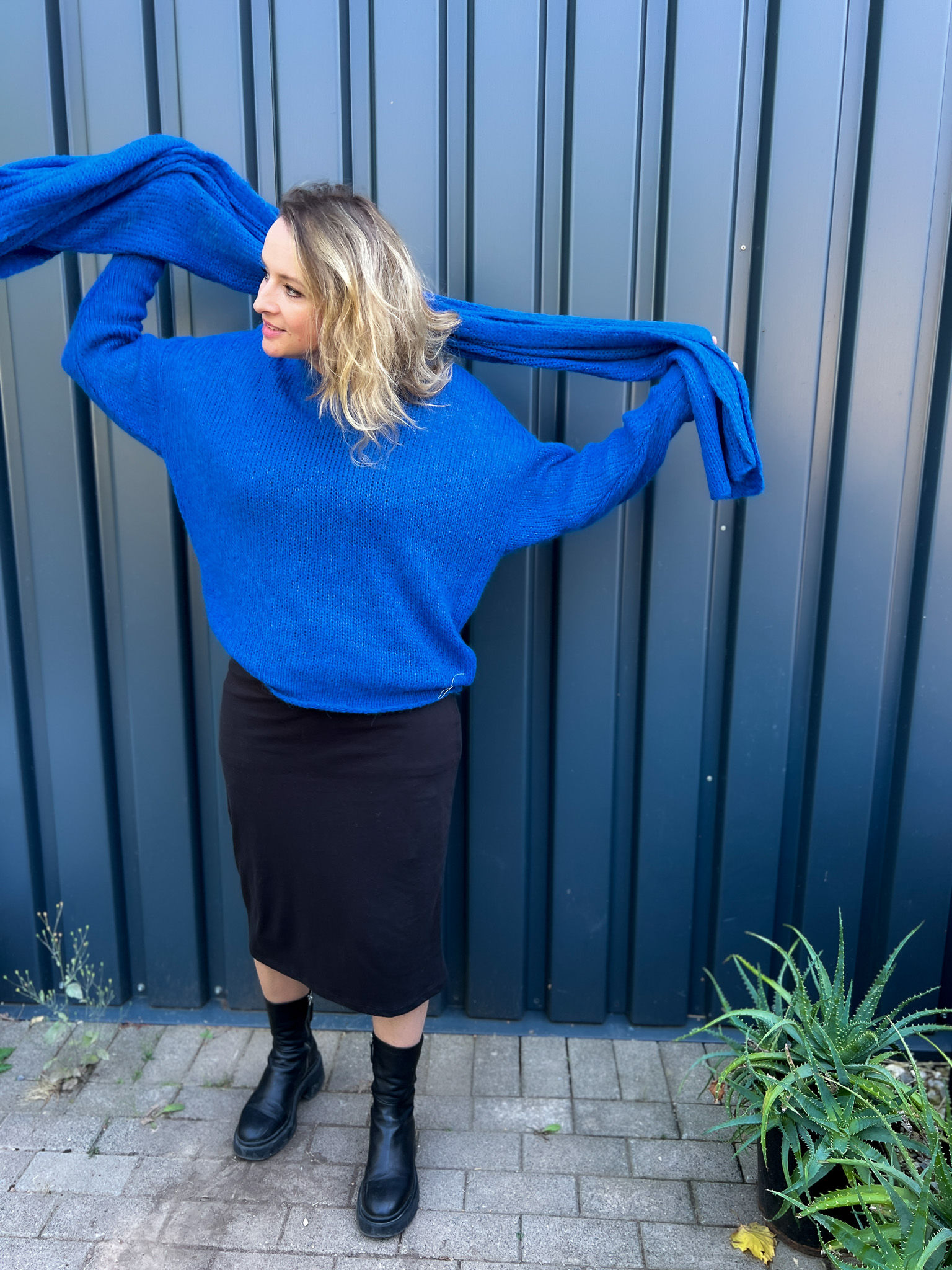 Pullover // ADELE - blue